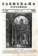 Stampa antica FIRENZE interno