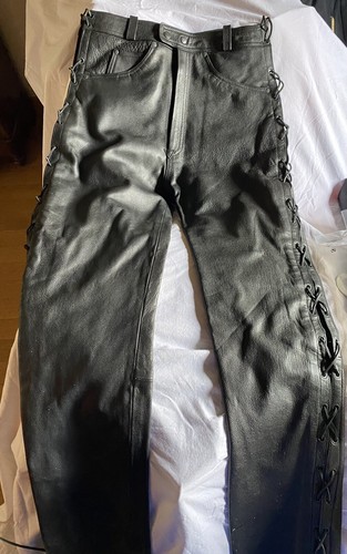 Pantalone pelle moto - pantalone,
