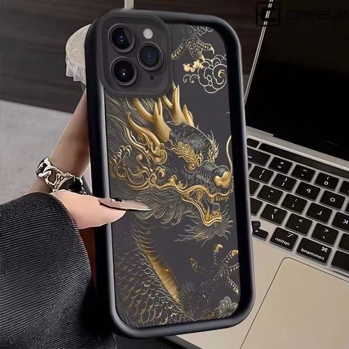 Custodia drago stile pittura