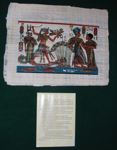 Papiro egizio originale - papiro,