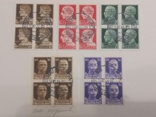 RSI Posta Militare BASE ATLANTICA  5 Val. FIRMATI ORIGINALI ma ANNULLO FALSO