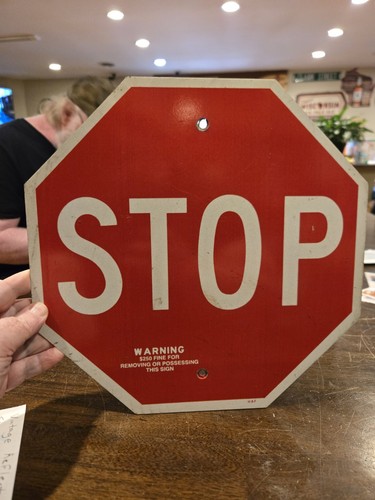 Cartello stop riflettente - cartello,