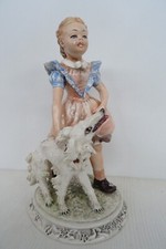 Statuina porcellana firmata - statuina,