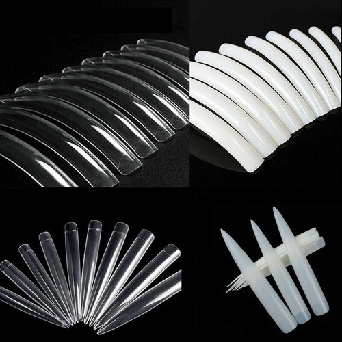 100pz punte nail art finte - punte,
