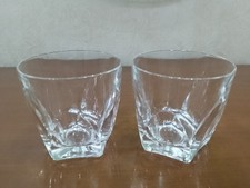 Bormioli Coppia bicchieri vetro whisky glass glasses