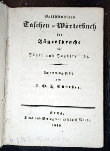 1840 dizionario tascabile - dizionario,
