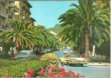 Chiavari (GE) Viale N. Arata, N. Arata Avenue, Auto d'Epoca, Old Cars, 2 cart.