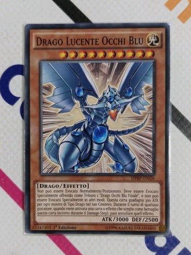 Drago lucente occhi blu ita - drago,