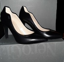 decollete` nero giardini 6860D, nappa nero, tacco 9.5, numero 35,  elegante.