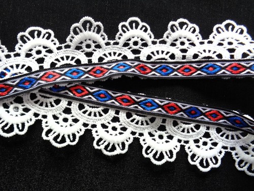 Folklore nastro etnico pizzo - folklore,