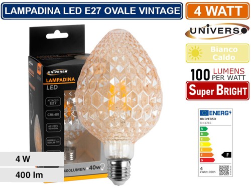 Lampadina led vintage forma - lampadina,