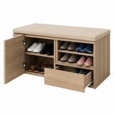 Scarpiera Salvaspazio panca d'ingresso  pouf con seduta imbottiti Porta Scarpe