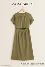 Abito ZARA SRPLS verde oliva