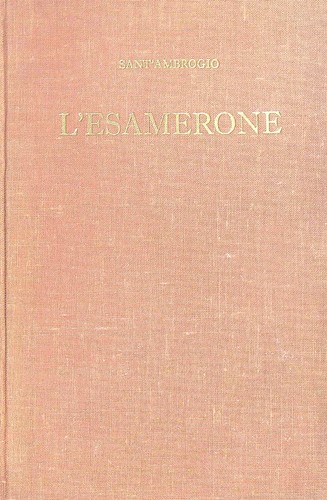 Esamerone sant ambrogio - l'esamerone, sant'ambrogio