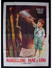 manifesto MARCELLINO PANE E VINO PABLITO CALVO LADISLAO VAJDA RIVELLE A427