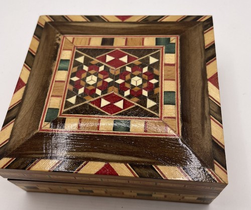 Trinket box handmade wood - trinket,