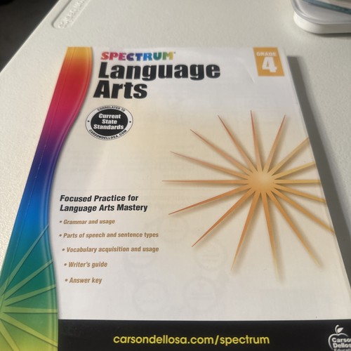 Spectrum language arts grade - language,