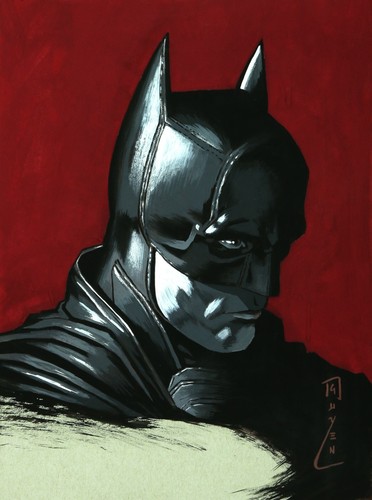 Dipinto ritratto batman - batman,
