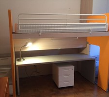 Letto castello scorrevole - castello,