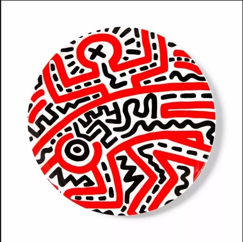 Keith haring progetto targa - -,