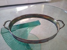 Oval food holder handles pot