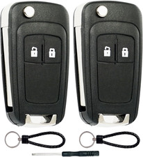 2 Pezzi 2 Tasti Auto Telecomando Chiave Guscio Con Lama per Opel Insignia Astra 