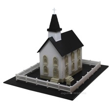 Chiesa 1:87 H0 Parti per trenino elettrico, modellini ferroviari