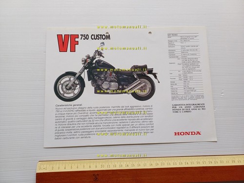 Honda 750 custom 1987 - vf,