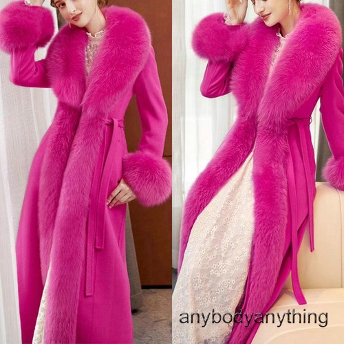 Cappotto pelliccia collo volpe