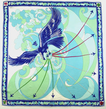 Authentique  foulard vintage "
