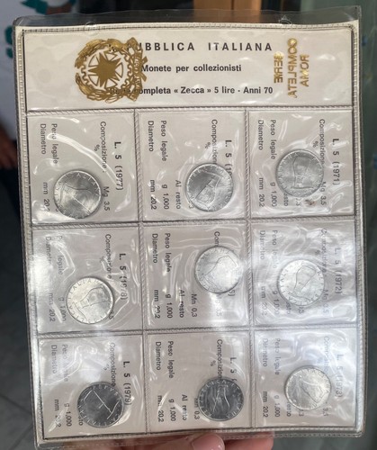Repubblica italiana serie - serie, 5