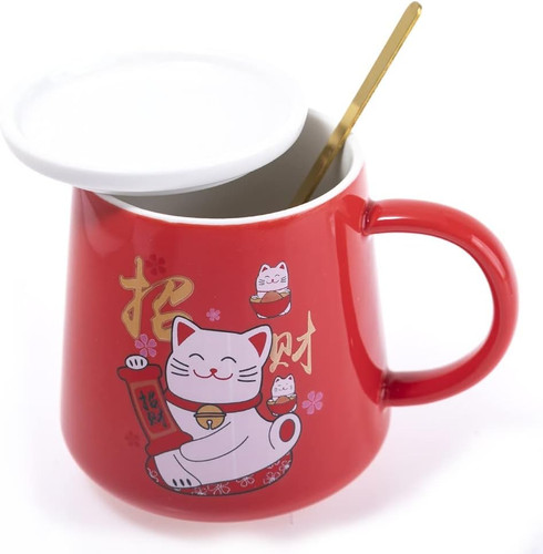 Maneki neko gatto giapponese - -,