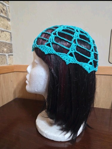 Cappello verde acqua - a, rete