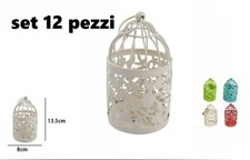 x Set 12 Pezzi Porta Candela