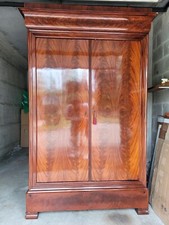 Armadio 2 ante fine 800 in piuma di mogano