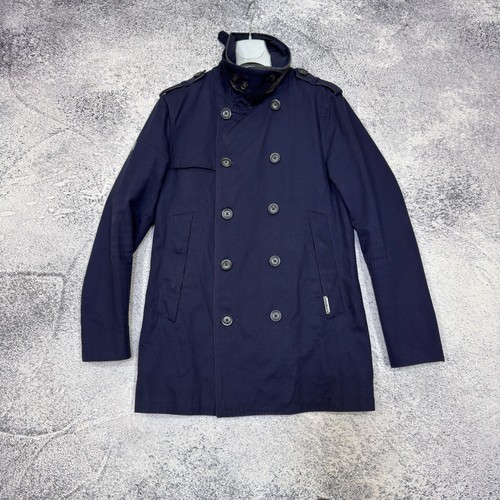 Superdry uomo cappotto blu - superdry,