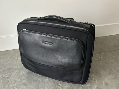 Piquadro leather and fabric - leather,