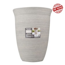 Vaso in resina tondo largo 15"