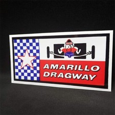 AMARILLO DRAGWAY DECALCOMANIA