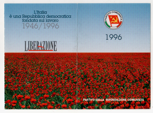 Pci political card italian - pci,