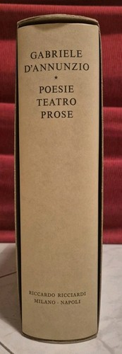 Annunzio poesie teatro prose - d'annunzio,