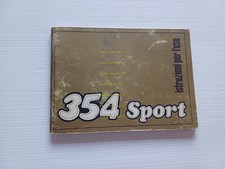 Benelli 354 Sport 1979 manuale