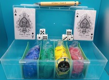 POKER Set Box Doppio Mazzo PVC