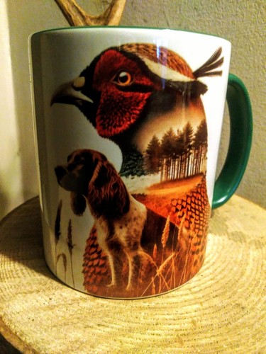 Tazza tiro fagiano - , cane