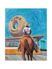 Quadro cowboy originale metà