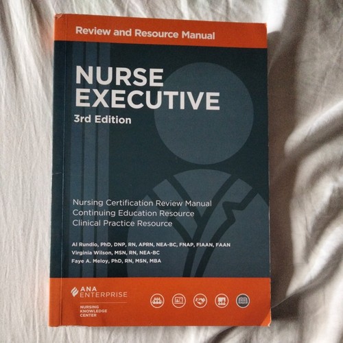 Nurse executive review - executive, and