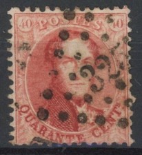 Belgio 1863 : Francobollo