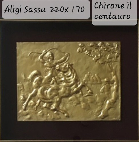 Lastra bronzo dorato - in,
