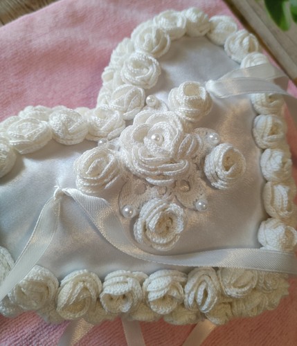 Cuscino fedi matrimonio - ,, fatto