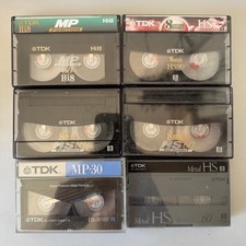 6 nastri cassetta videocamera